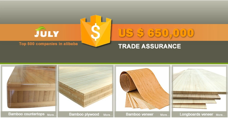 Eco-Friendlier Multilayer Carbonized Bamboo Plywood Panel for Table Top