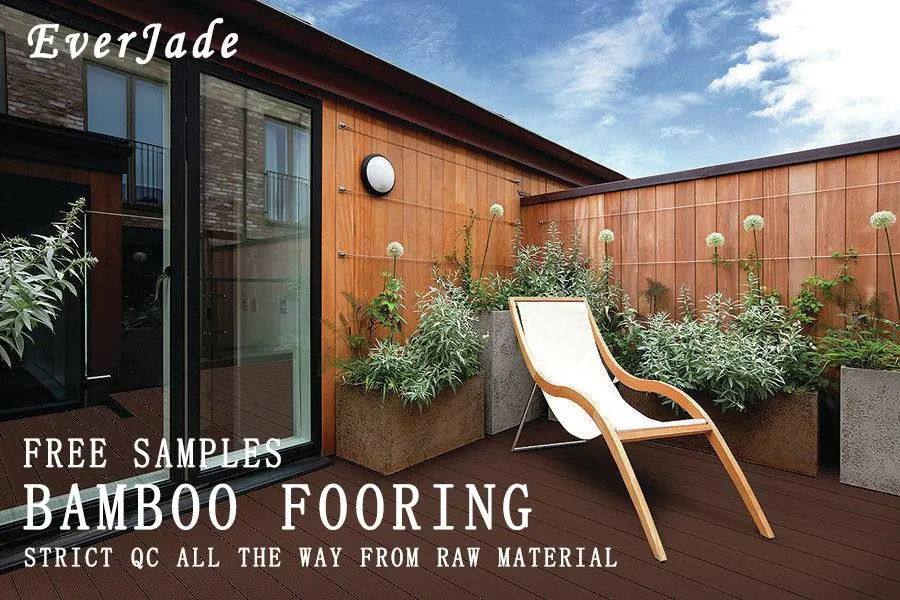 10% off 18 20mm Thickness Outdoor Bamboo Floor Carbonized Color Waterproof Garden Natural Solid Bamboo Decking