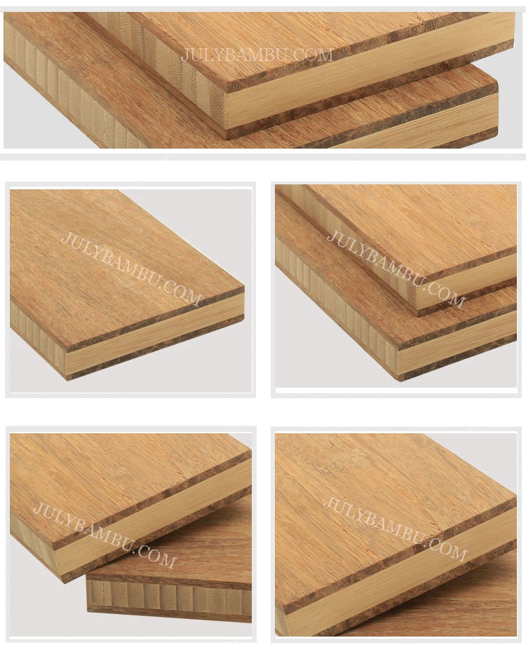 Factory Strand Woven Carbonised Bamboo Panel for Kitchen Cabinets / Solid Kitchen Shelf