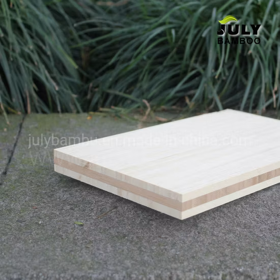 Panneau de contreplaqué en bambou naturel laminé de 20 mm d'épaisseur pour bureau