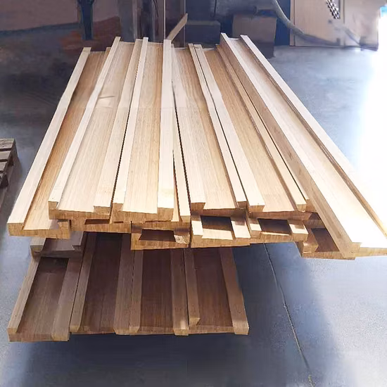 Main courante en bambou massif à l'extérieur de la rampe d'escalier en bambou