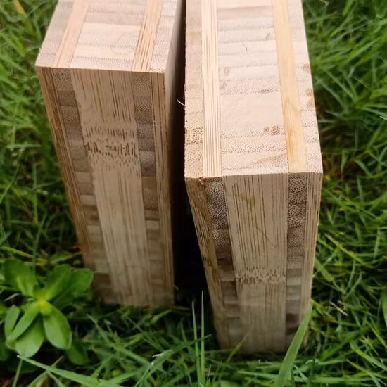 1 1/2"X4′ X8′ Feuilles de contreplaqué de bambou à grain vertical Caramel à plis croisés, panneaux de bambou de qualité pour meubles, planches de bambou