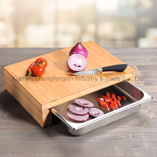 Meubles de cuisine de planche à découper en bambou
