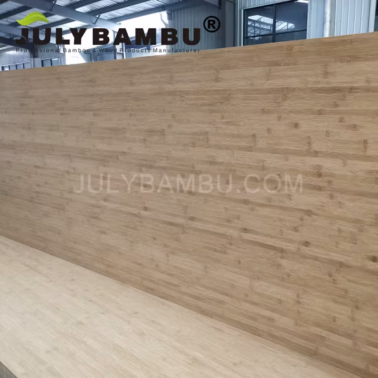 Comptoir en bois de bambou de certification Fsc de meubles 5 couches 35mm
