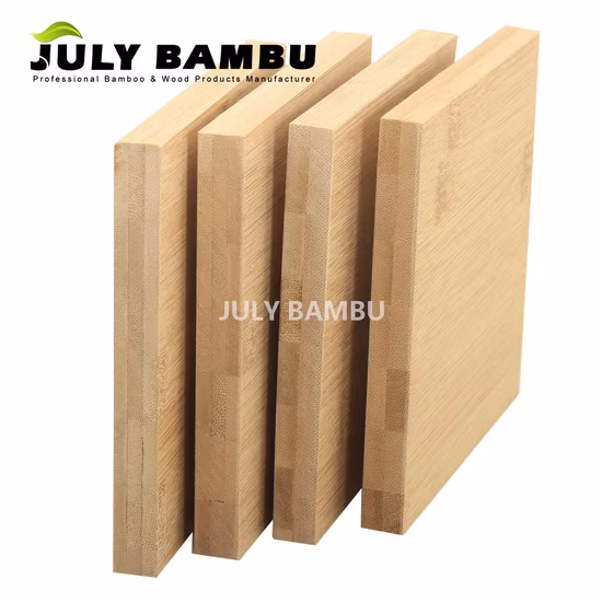 100 % bois de Bambu laminé en gros massif/ comptoir de bloc de boucher en bambou