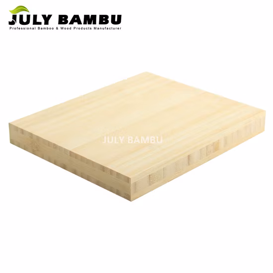 Panneau de tissage en bambou naturel/carbonisé de qualité supérieure pour comptoir de cuisine en contreplaqué de bambou de 25 mm