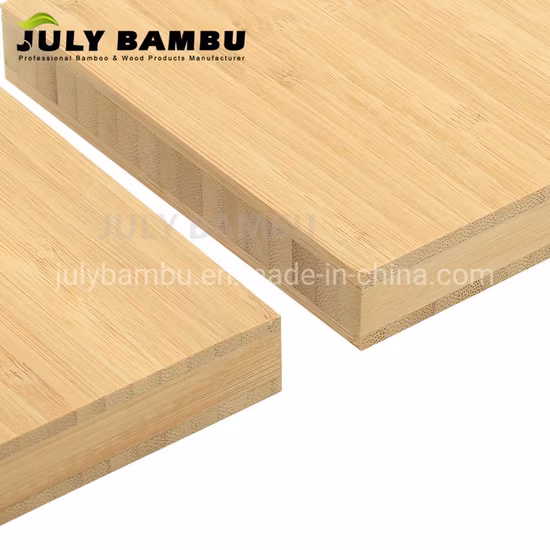 Feuilles de bois lamellé-croisé en bambou à 3 couches pour plan de travail en bambou